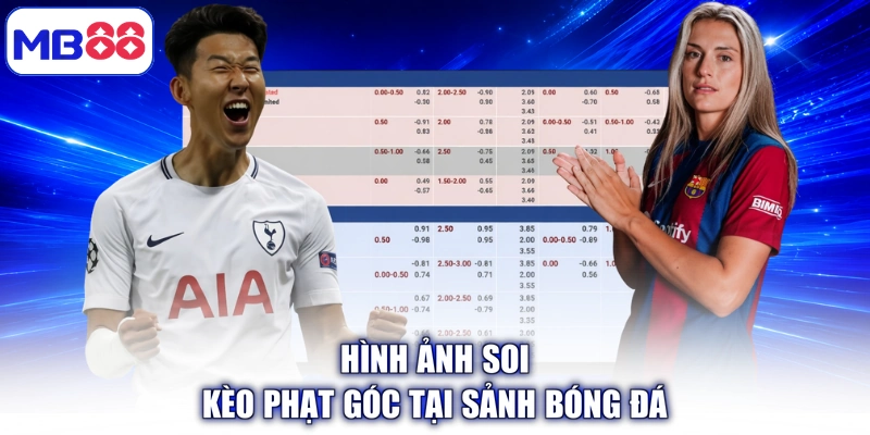 Hình ảnh soi kèo phạt góc tại sảnh bóng đá